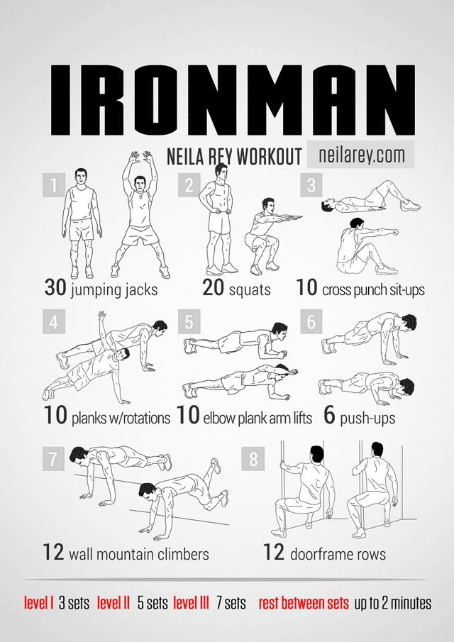 98 exercices pour vous muscler comme un Super Héros #7