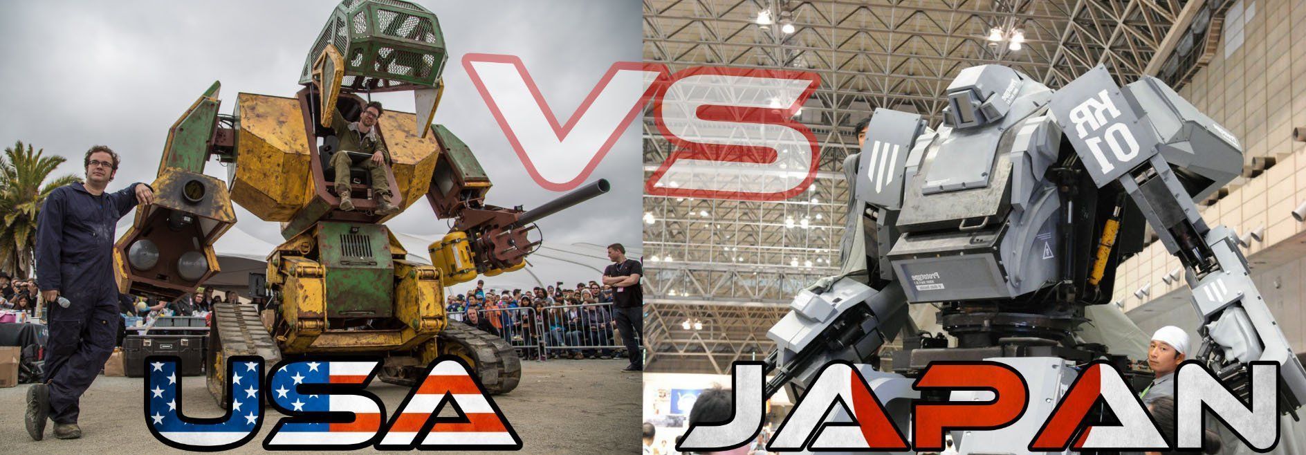 Japon VS Usa : duel de Robots de combat #3
