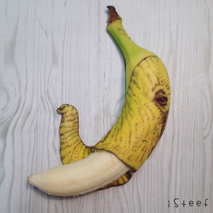 D'incroyables sculptures sur Bananes #7