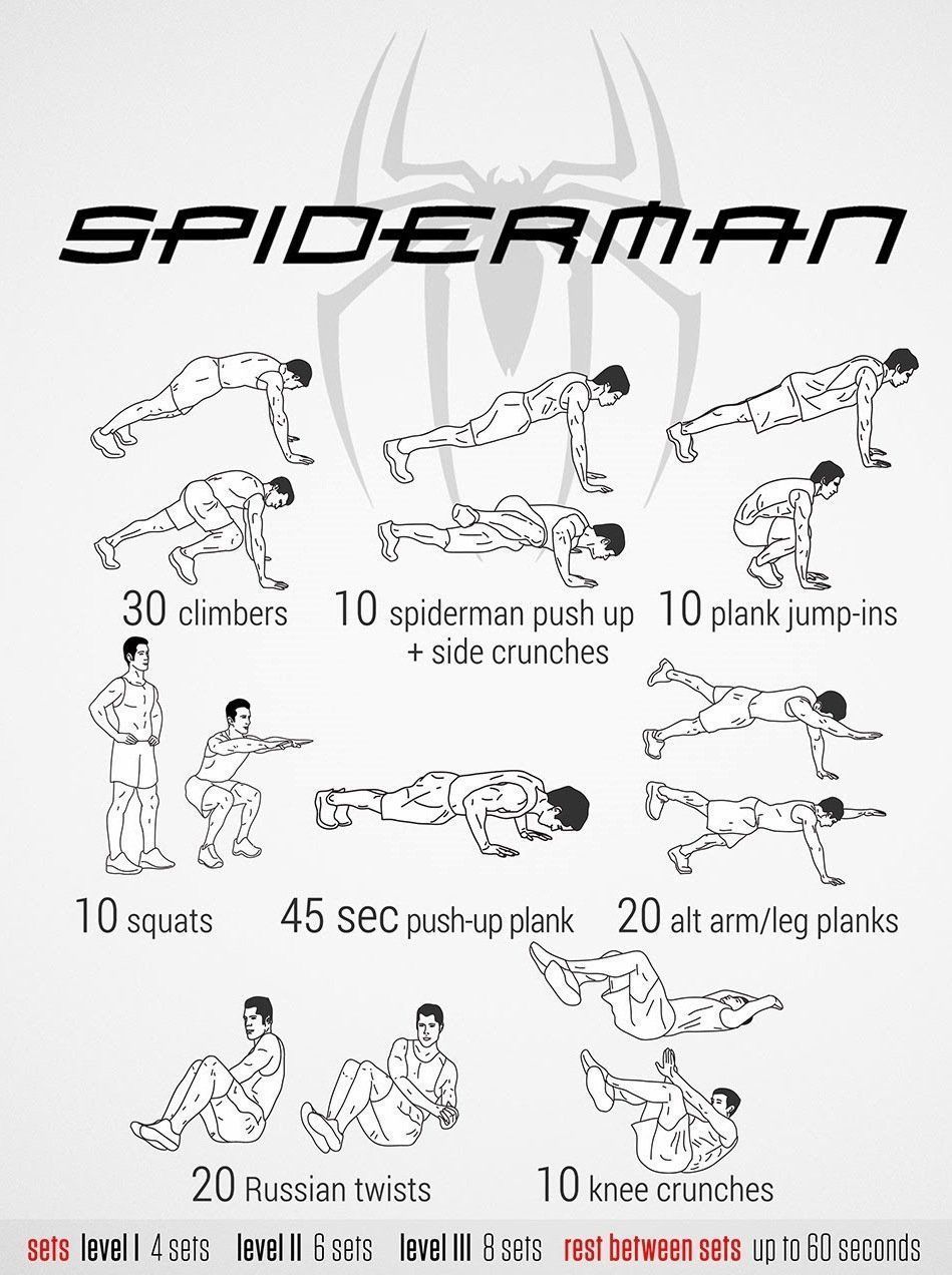 98 exercices pour vous muscler comme un Super Héros #11