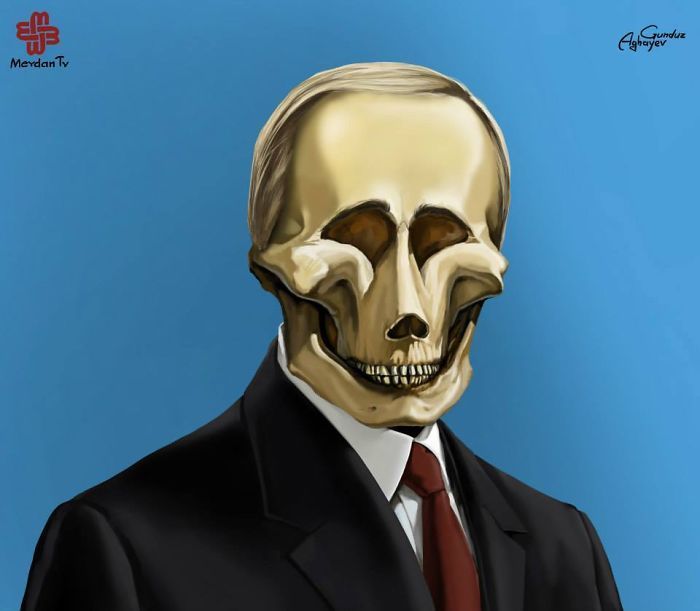 Just Leaders : des portraits effrayants des leaders de ce monde signés Gunduz Agayev #5