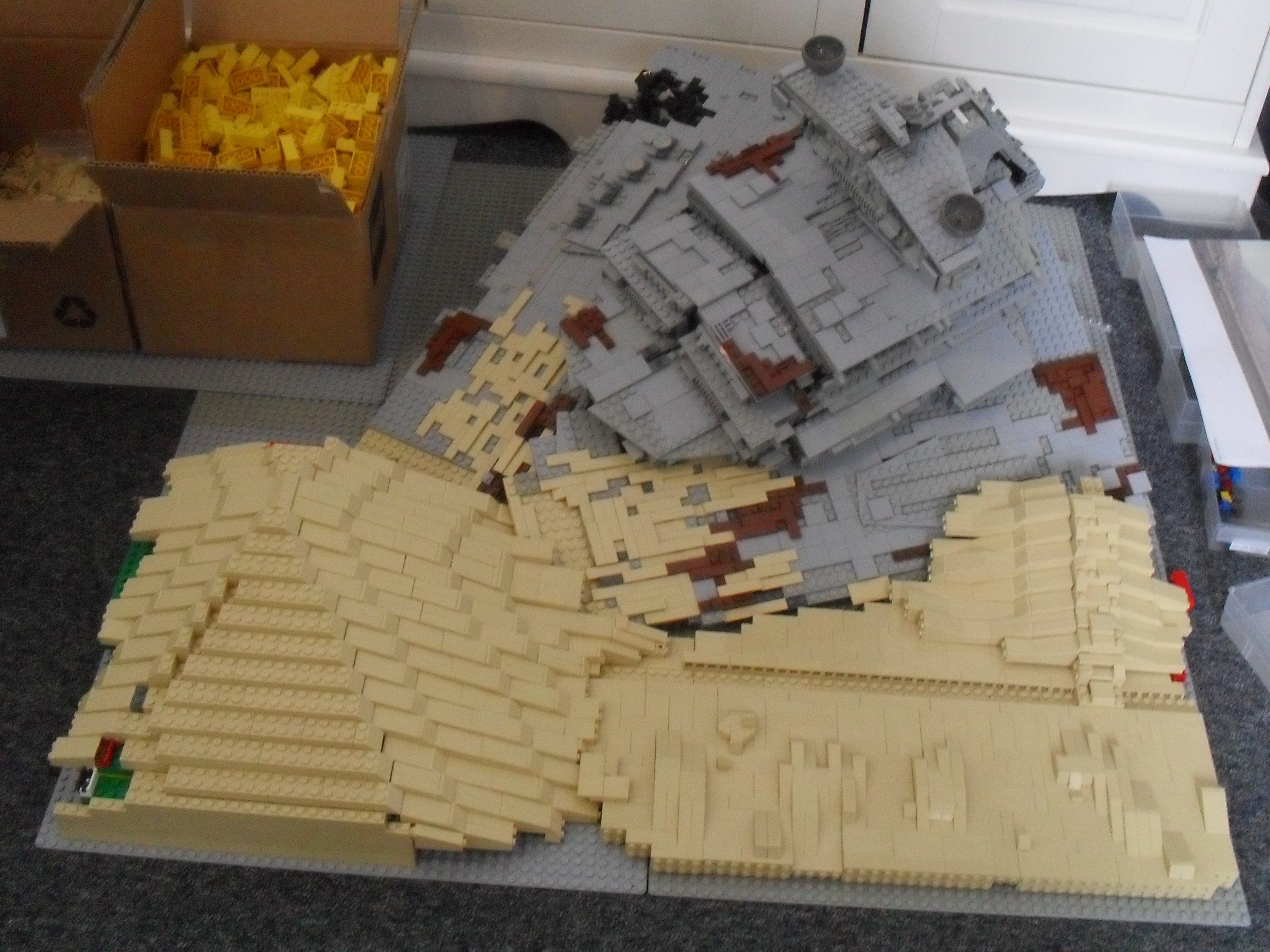 12 000 briques LEGO pour recréer le crash du Star Destroyer de Star Wars VII #8