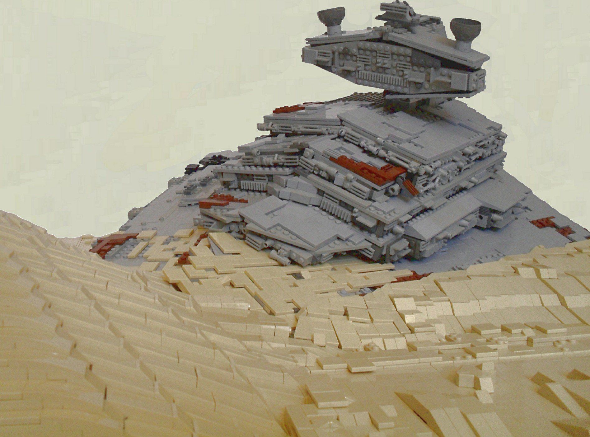 12 000 briques LEGO pour recréer le crash du Star Destroyer de Star Wars VII #4