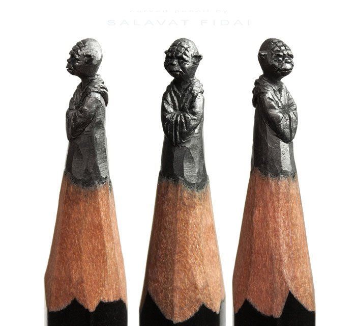 Salavat Fidai réalise de fabuleuses sculptures sur des mines de crayon #8