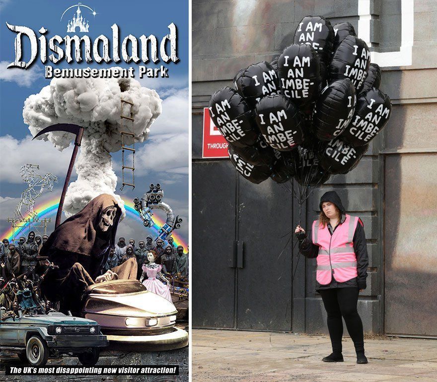 Banksy crée Dismaland, un parc d'attraction pour adultes #14