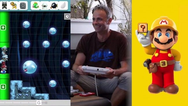 Michel Ancel, l'inventeur de Rayman crée un niveau de Super Mario