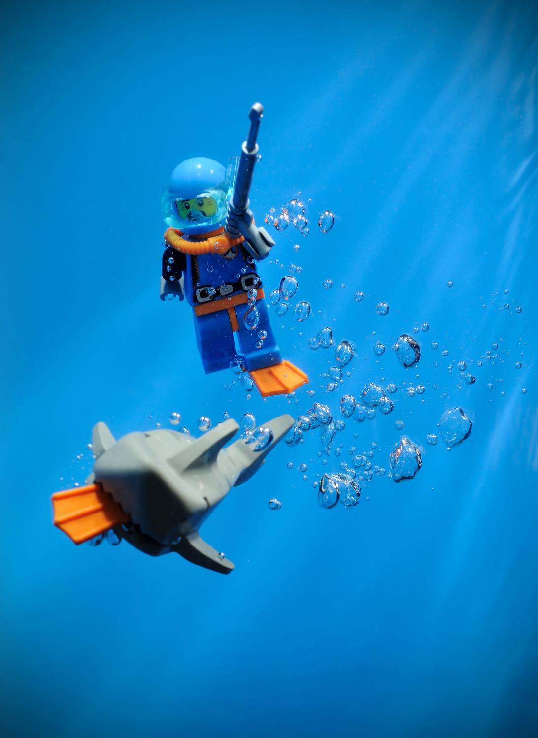 Il utilise des LEGO pour creer des scènes 100% geek