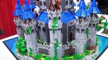 Château d'Hyrule en Lego