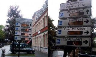 Un hacker pirate des panneaux de parking à Lille et affiche des obscénités