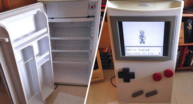 Il construit un frigo Game Boy 100% opérationnel