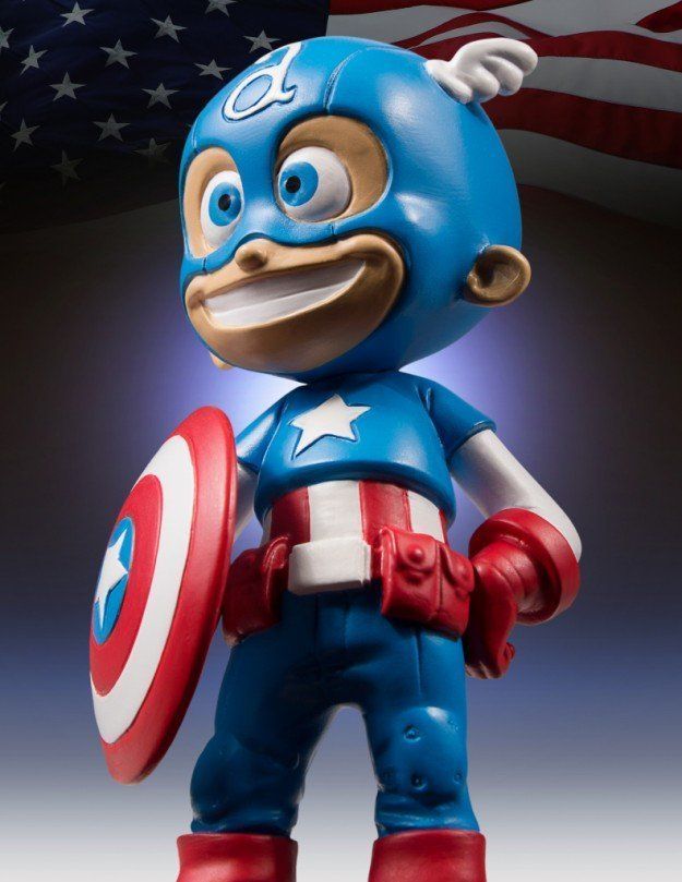 Une statue de Captain America d’après Skottie Young #6