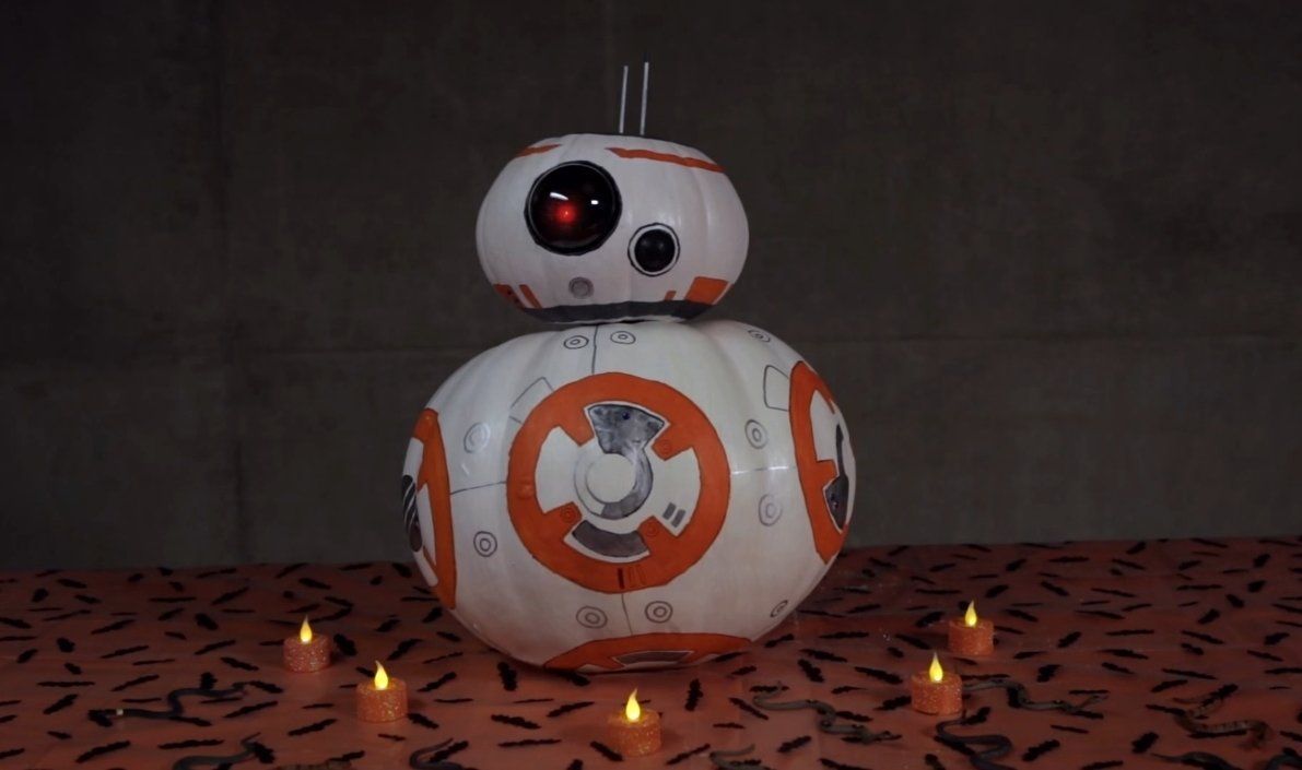 Star Wars : Fabriquez une citrouille BB8 pour Halloween