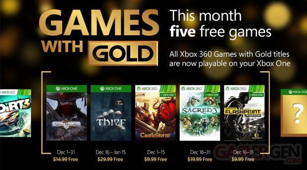 Games With Gold : 10 jeux gratuits pour XBox One et XBox 360 #3