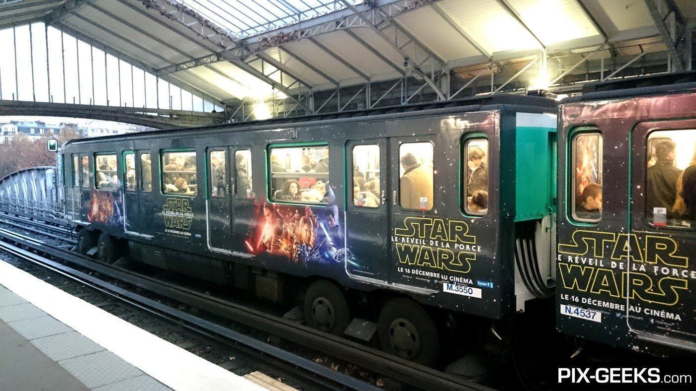 Star Wars Episode VII dans le Metro à Paris #10