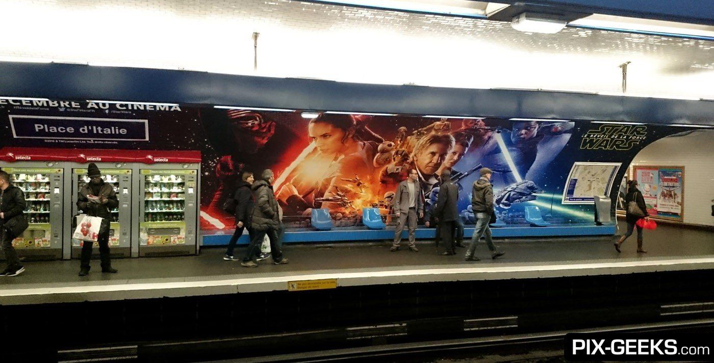 Star Wars Episode VII dans le Metro à Paris #7