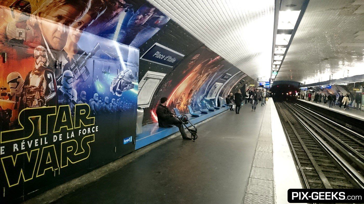 Star Wars Episode VII dans le Metro à Paris #3