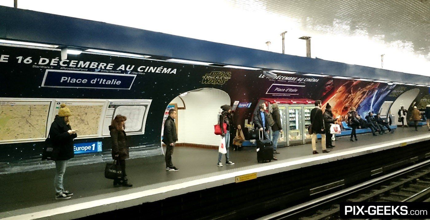 Star Wars Episode VII dans le Metro à Paris #4