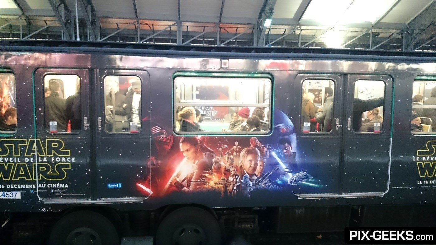 Star Wars Episode VII dans le Metro à Paris #9