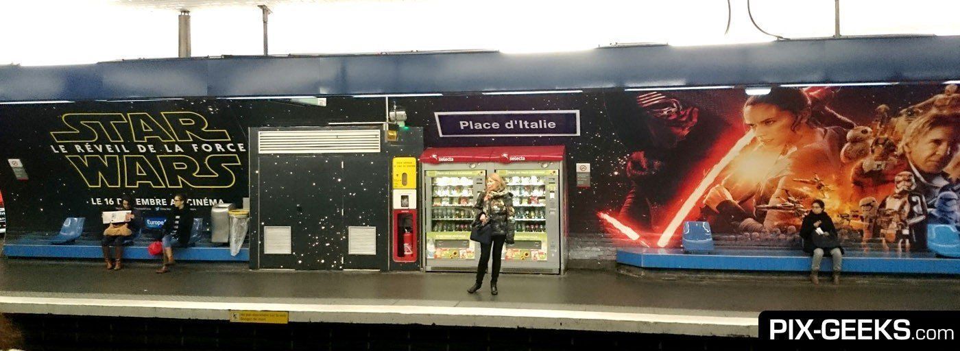 Star Wars Episode VII dans le Metro à Paris #5