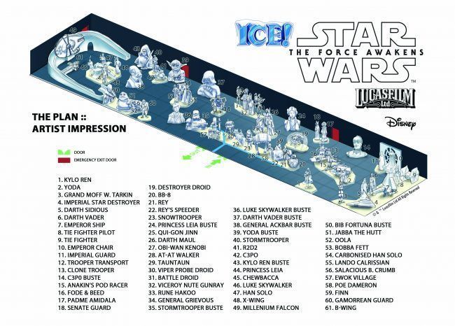 Ice Scultpure Festival Star Wars