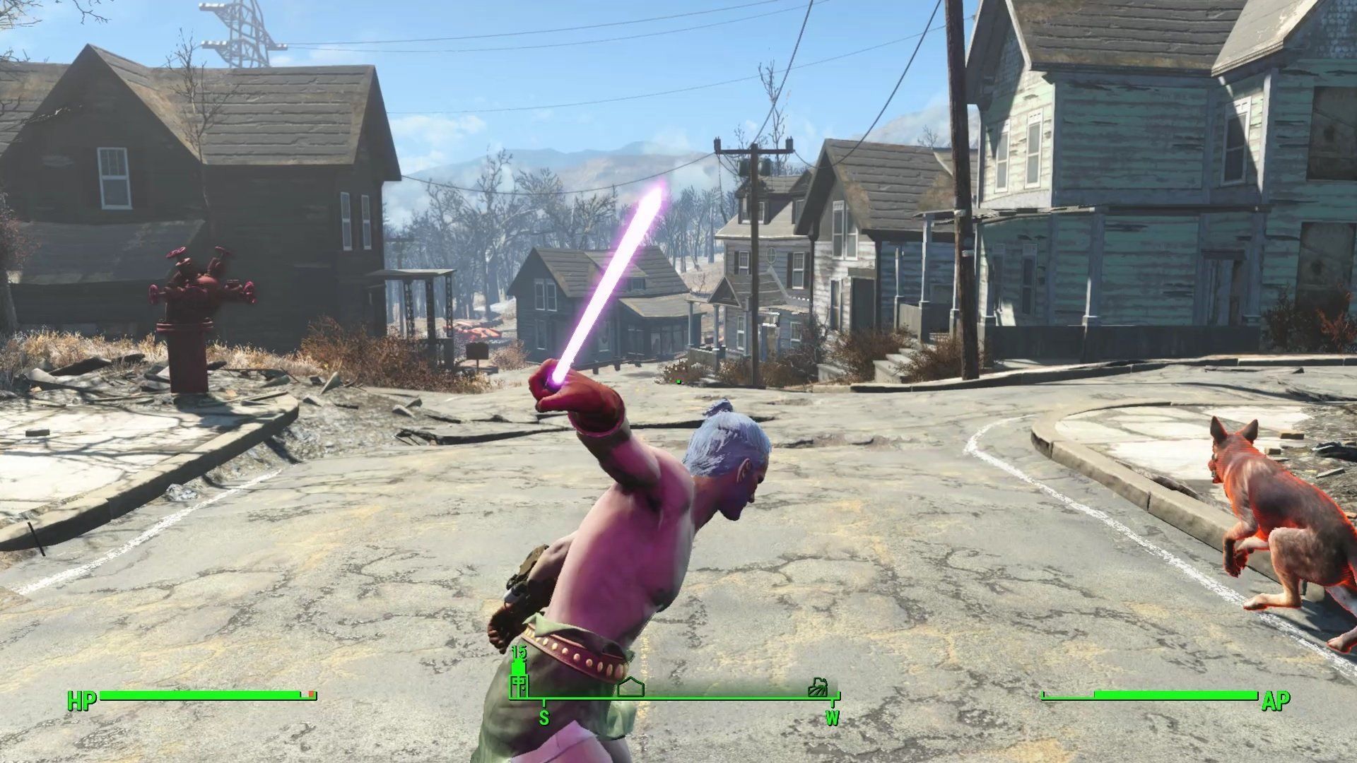 Fallout 4 : ce mod permet de jouer avec un sabre laser #2