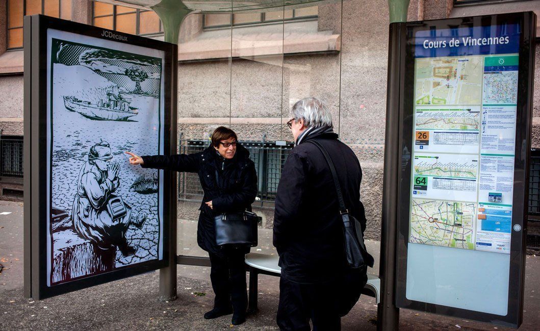Brandalism détourne 600 panneaux publicitaires pour protester contre la COP21 #16