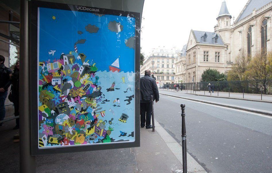 Brandalism détourne 600 panneaux publicitaires pour protester contre la COP21 #14