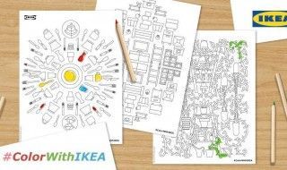 IKEA lance des cahiers de coloriage pour les adultes