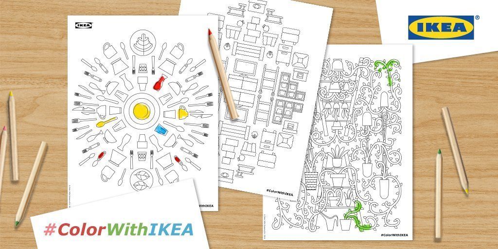 IKEA lance des cahiers de coloriage pour les adultes