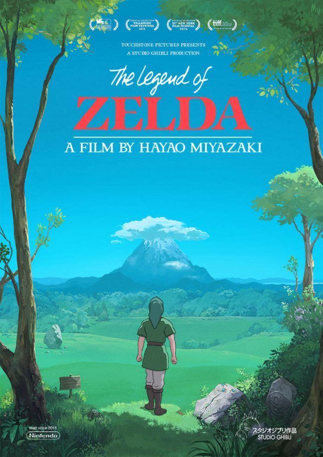 Legend of Zelda : 3 posters du film façon Miyazaki #4