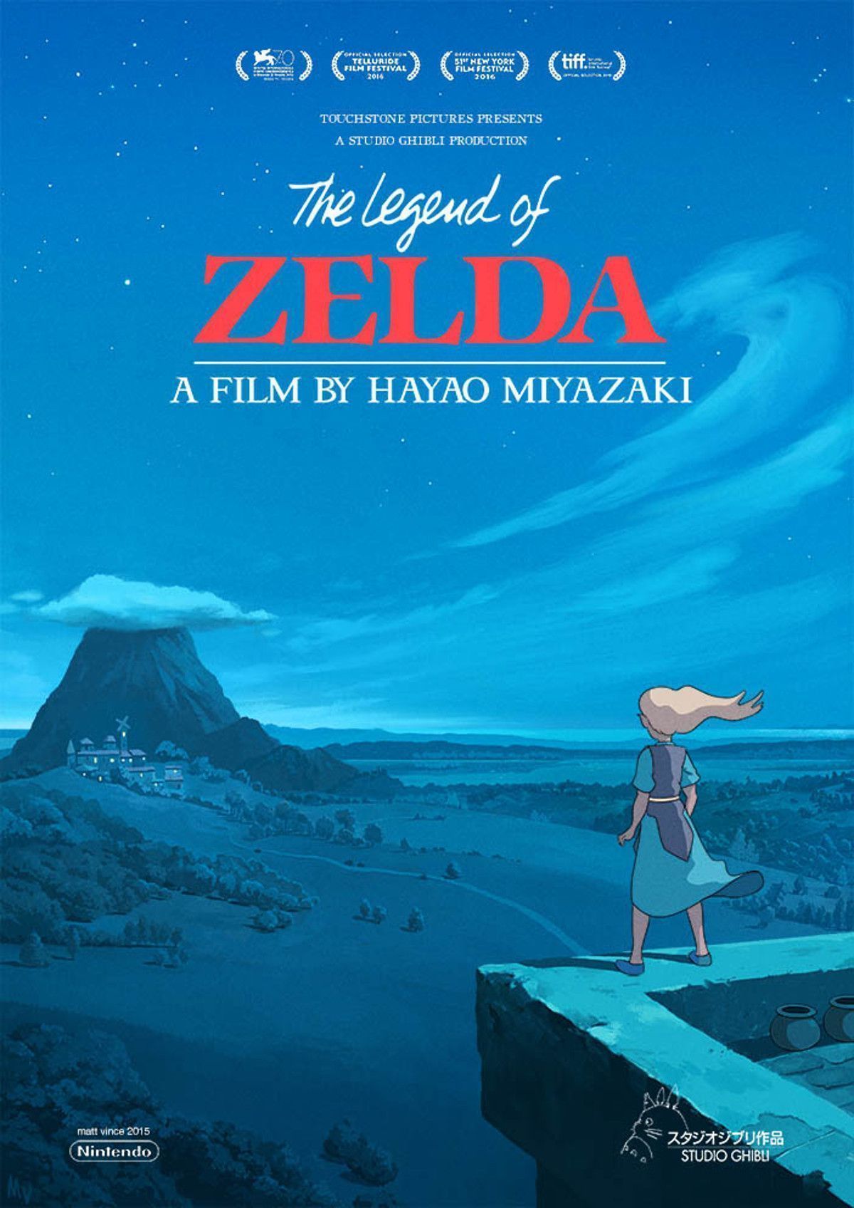 Legend of Zelda : 3 posters du film façon Miyazaki #6