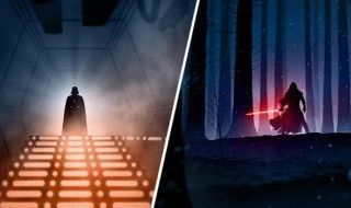 Des posters minimalistes inspirés de Star Wars