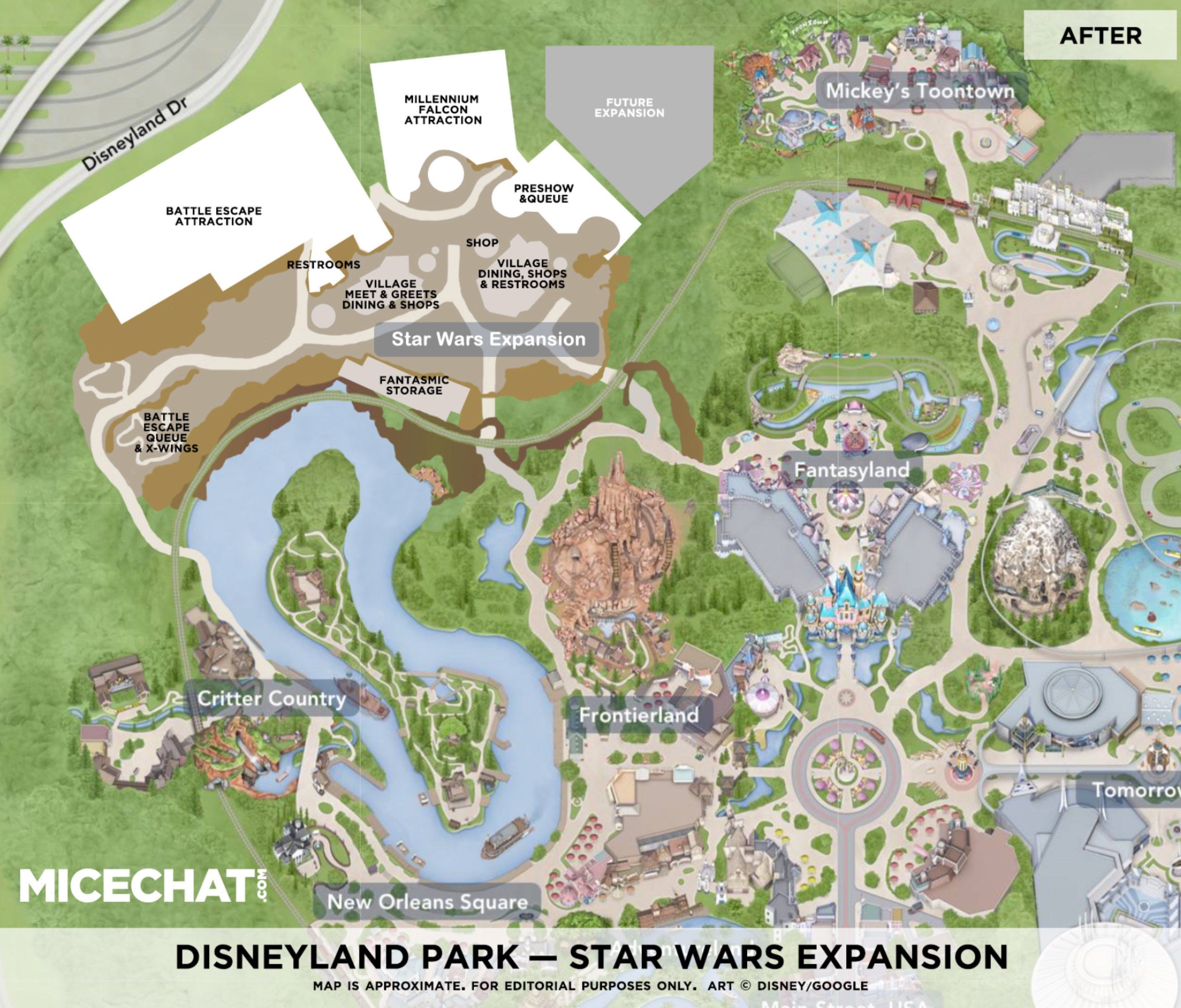 Le parc d’attraction Star Wars Land ouvrira en 2018, voici les premières images #2