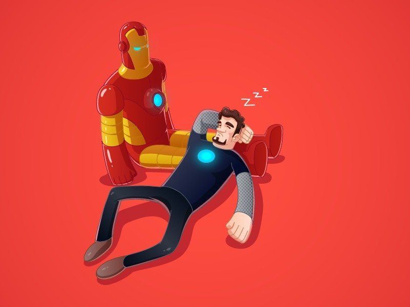 Quand les super héros font la sieste #7