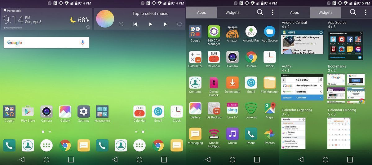 Launcher Home 4.0 : le tiroir d'applications de nouveau disponible sur LG G5