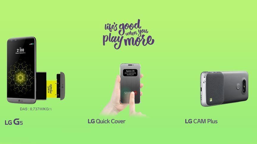 LG G5 : le module Cam Plus et une Quick Cover offerts en précommande