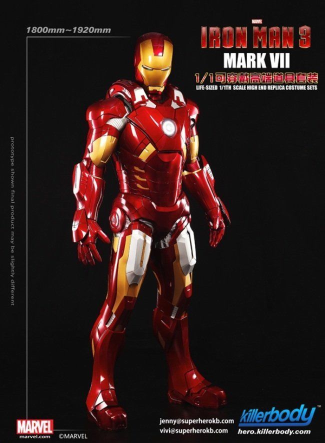 Cette incroyable armure Iron Man Mark 7 est 100% fonctionnelle !