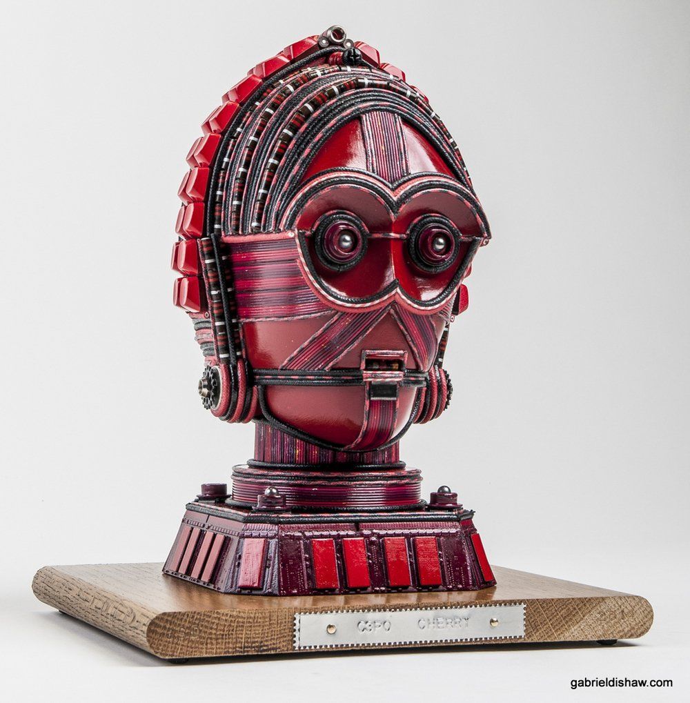 Star Wars : de fabuleuses sculptures fabriquées avec des matériaux recyclés #9