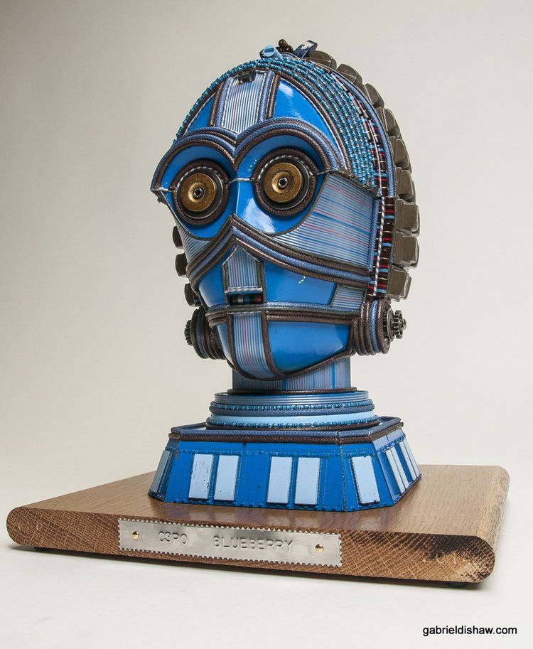 Star Wars : de fabuleuses sculptures fabriquées avec des matériaux recyclés #7