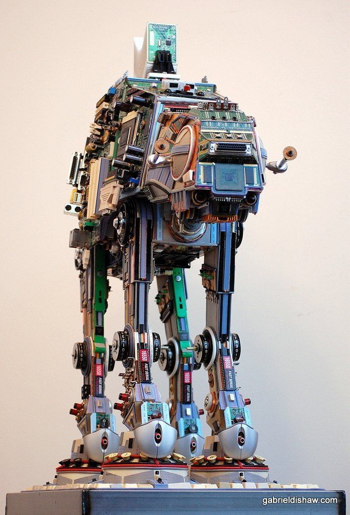 Star Wars : de fabuleuses sculptures fabriquées avec des matériaux recyclés #51