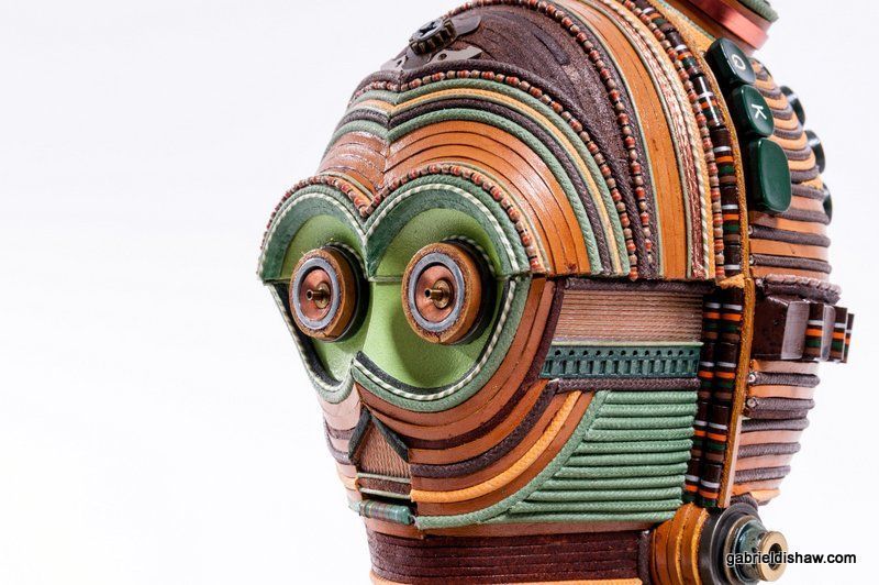 Star Wars : de fabuleuses sculptures fabriquées avec des matériaux recyclés #17