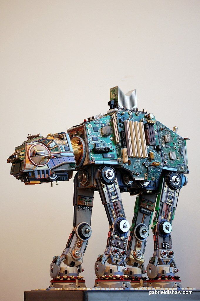 Star Wars : de fabuleuses sculptures fabriquées avec des matériaux recyclés #50
