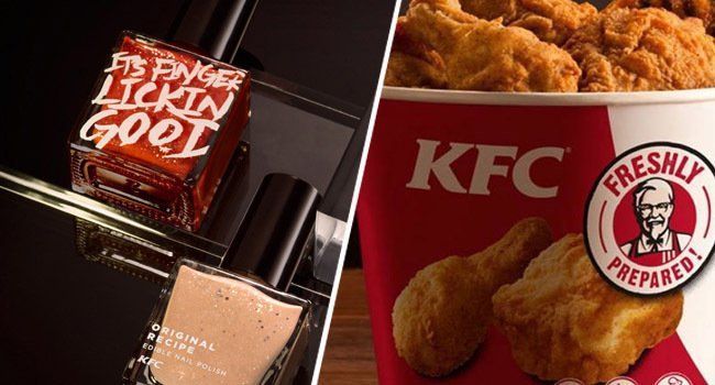 KFC lance des vernis à ongle comestibles au poulet