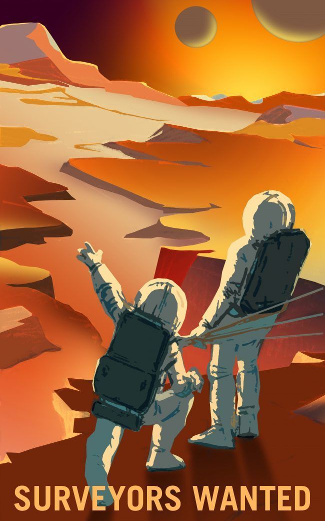 NASA Needs You : des posters vintage pour recruter les explorateurs vers Mars #4