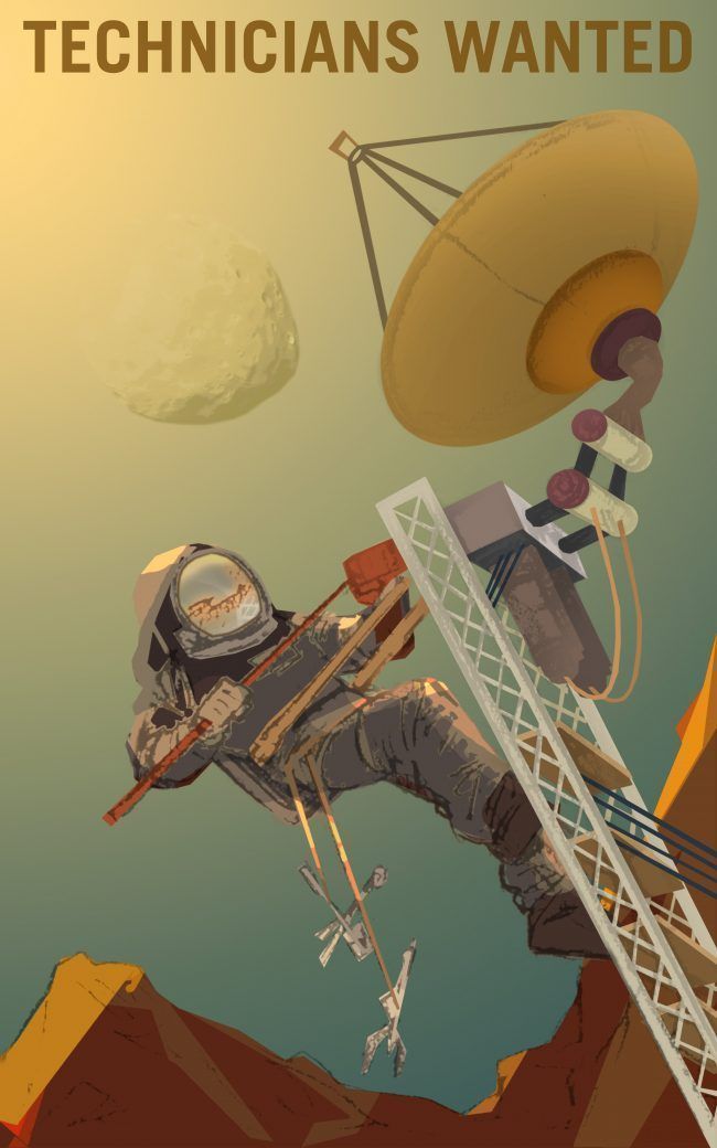 NASA Needs You : des posters vintage pour recruter les explorateurs vers Mars #6