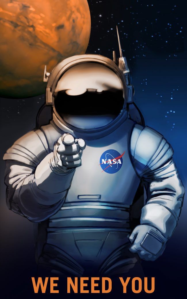 NASA Needs You : des posters vintage pour recruter les explorateurs vers Mars #8