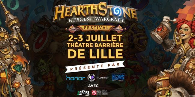 Assistez les 2 et 3 juillet au Hearthstone Festival à Lille