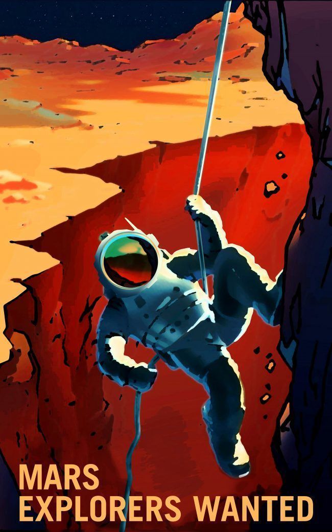 NASA Needs You : des posters vintage pour recruter les explorateurs vers Mars