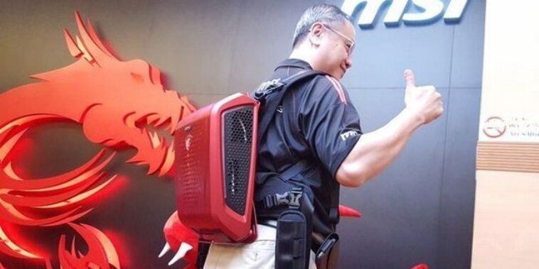 pc backpack de MSI