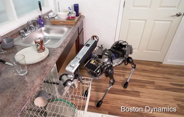 SpotMini : un robot-assistant ménager très intimidant